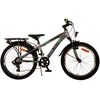 Volare Cross Kinderfiets - Jongens - 20 inch - donker Grijs, 6 versnellingen