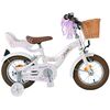 Volare Blossom Kinderfiets - Meisjes - 12 inch - Wit - Twee handremmen