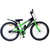 Volare Sportivo Kinderfiets - Jongens - 24 inch - Zwart Groen - Twee Handremmen