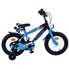 Volare Sportivo Kinderfiets - Jongens - 14 inch - Blauw Zwart - Twee Handremmen