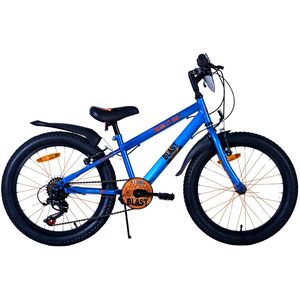 NERF Kinderfiets - Jongens - 20 inch - Satijn Blauw - 2 Handremmen