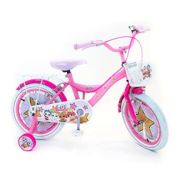 Dolls 16 inch kinderfiets met twee handremmen