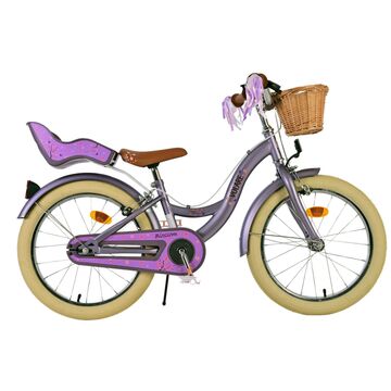 Volare Blossom Kinderfiets - Meisjes - 18 inch - Paars - Twee Handremmen