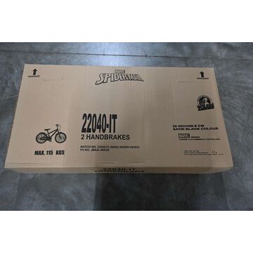 Spider-Man - Kinderfiets - Jongens - 20 inch - Mat Zwart - 2 Handremmen