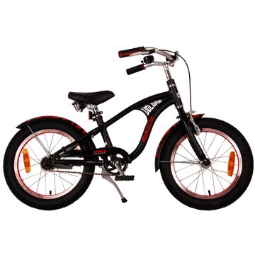 Volare Miracle Cruiser Kinderfiets - Jongens - 16 inch - Mat Zwart - Prime Collection