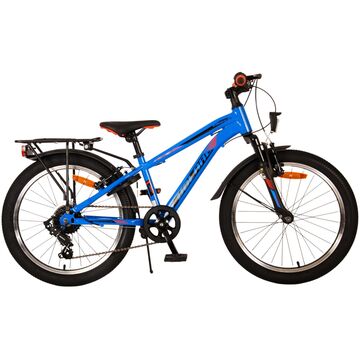 Volare Cross Kinderfiets - Jongens - 20 inch - Blauw - 6 versnellingen