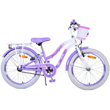 Volare Lovely Kinderfiets - Meisjes - 20 inch - Paars - Twee handremmen