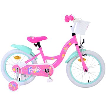 Barbie Kinderfiets - Meisjes - 16 inch - Roze - Twee handremmen