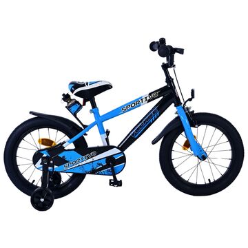 Volare Sportivo Kinderfiets - Jongens - 16 inch - Blauw Zwart