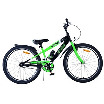 Volare Sportivo Kinderfiets - Jongens - 24 inch - Zwart Groen