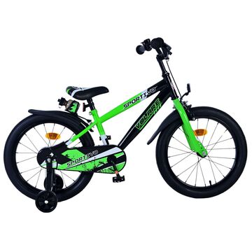 Volare Sportivo Kinderfiets - Jongens - 18 inch - Groen Zwart