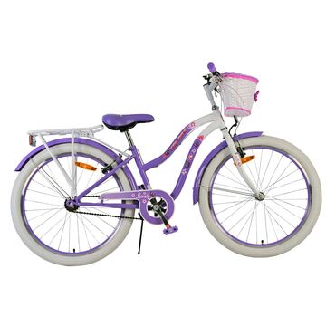 Volare Lovely Kinderfiets - Meisjes - 24 inch - Paars - Twee handremmen