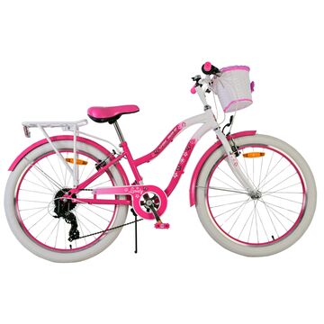 Volare Lovely Kinderfiets - Meisjes - 24 inch - Roze - 7 Versnellingen