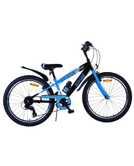 Volare Sportivo Kinderfiets - Jongens - 24 inch - 7 Speed - Zwart Blauw