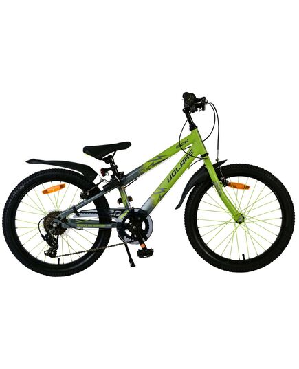 Volare Rocky Kinderfiets - 20 inch - 7 speed - Groen/Grijs