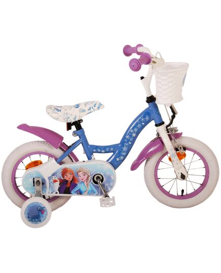 Disney Frozen 2 Kinderfiets - Meisjes - 12 inch - Blauw/Paars