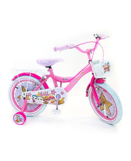 Dolls 16 inch kinderfiets met twee handremmen