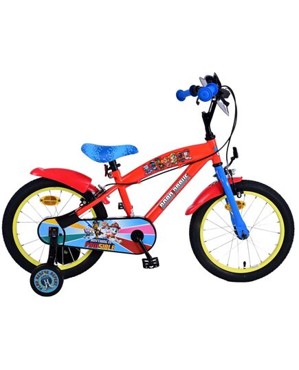 Paw Patrol Kinderfiets - Jongens - 16 inch - Rood - Twee handremmen
