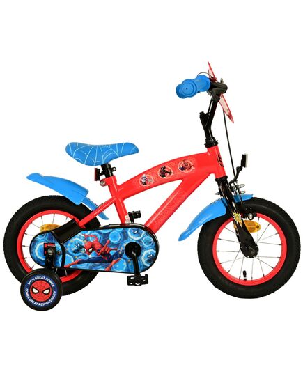 Spider-Man Kinderfiets - Jongens - 12 inch - Blauw/Rood