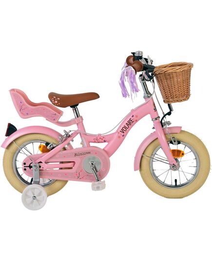 Volare Blossom Kinderfiets - Meisjes - 12 inch - Roze - Twee handremmen