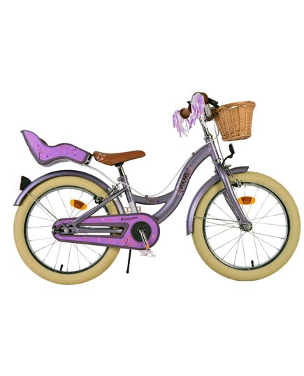 Volare Blossom Kinderfiets - Meisjes - 18 inch - Paars - Twee Handremmen