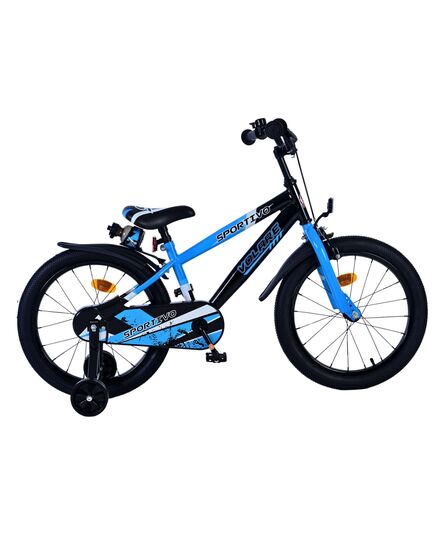 Volare Sportivo Kinderfiets - Jongens - 18 inch - Blauw Zwart