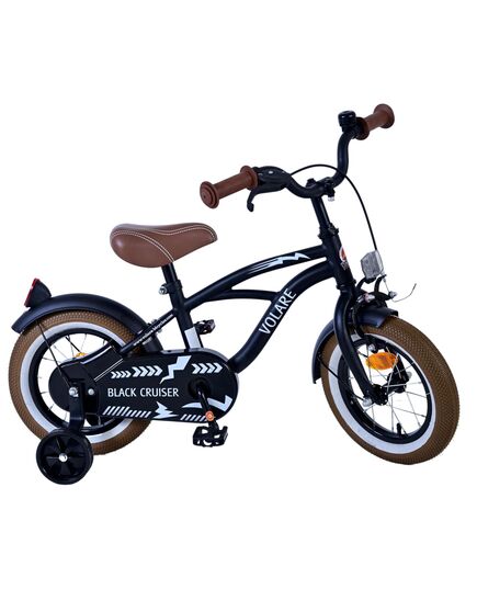 Volare Black Cruiser Kinderfiets - Jongens - 12 inch - Zwart