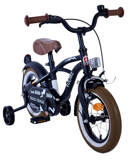 Volare Black Cruiser Kinderfiets - Jongens - 12 inch - Zwart