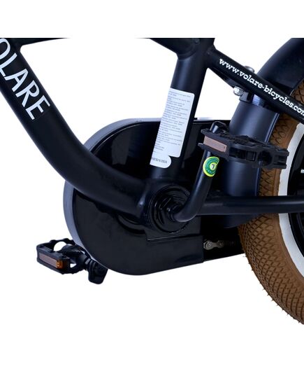 Volare Black Cruiser Kinderfiets - Jongens - 12 inch - Zwart