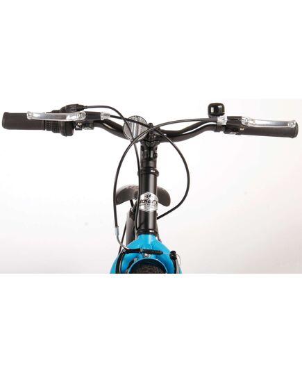 Volare Rocky Kinderfiets - 20 inch - Blauw Zwart - 85% afgemonteerd - 6 speed - Prime Collection