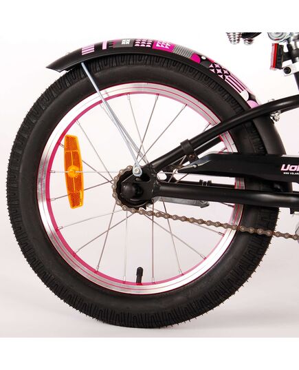 Volare Miracle Cruiser Kinderfiets - Meisjes- 16 inch - Mat Zwart - Prime Collection