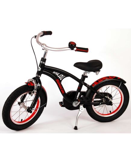 Volare Miracle Cruiser Kinderfiets - Jongens - 14 inch - Mat Zwart - Prime Collection