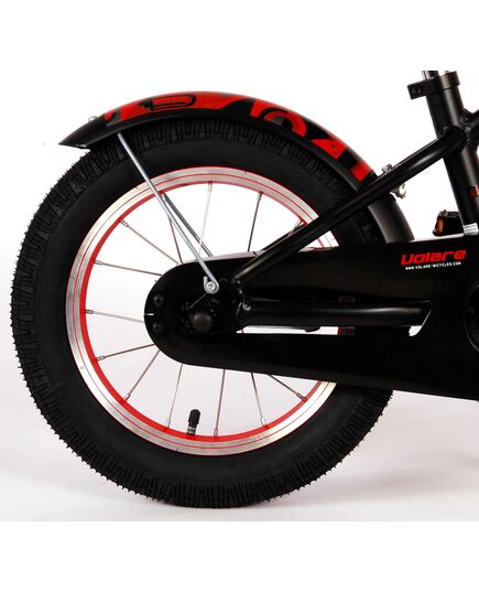 Volare Miracle Cruiser Kinderfiets - Jongens - 14 inch - Mat Zwart - Prime Collection