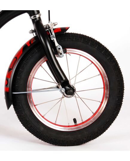 Volare Miracle Cruiser Kinderfiets - Jongens - 14 inch - Mat Zwart - Prime Collection