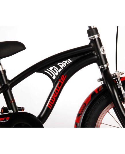 Volare Miracle Cruiser Kinderfiets - Jongens - 14 inch - Mat Zwart - Prime Collection