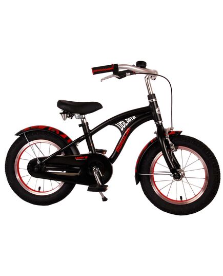 Volare Miracle Cruiser Kinderfiets - Jongens - 14 inch - Mat Zwart - Prime Collection