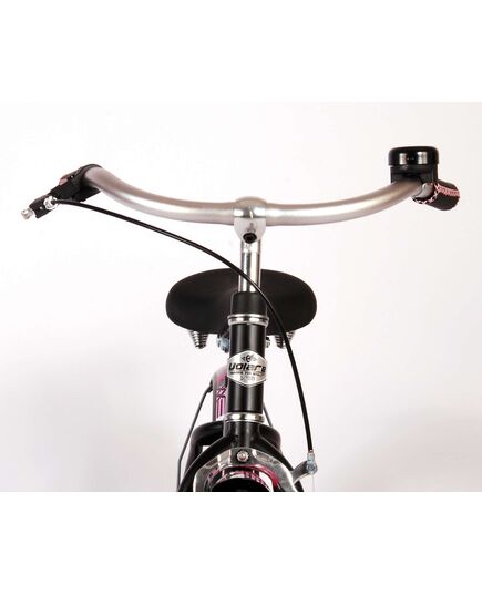 Volare Miracle Kinderfiets - Meisjes - 14 inch - Mat Zwart - Prime Collection