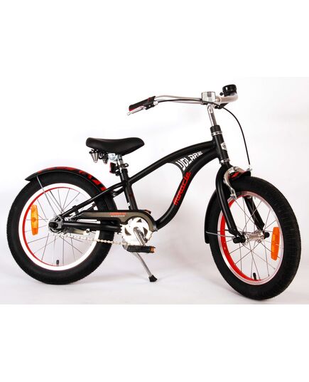 Volare Miracle Cruiser Kinderfiets - Jongens - 16 inch - Mat Zwart - Prime Collection