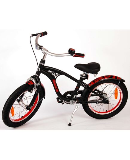 Volare Miracle Cruiser Kinderfiets - Jongens - 16 inch - Mat Zwart - Prime Collection