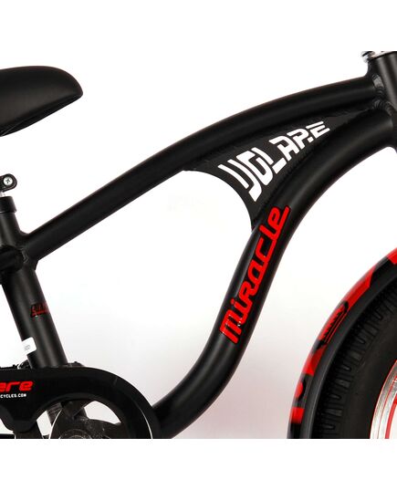 Volare Miracle Cruiser Kinderfiets - Jongens - 16 inch - Mat Zwart - Prime Collection