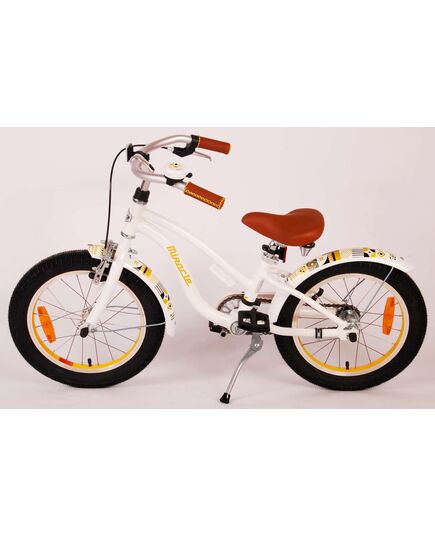 Volare Miracle Cruiser Kinderfiets - Meisjes - 16 inch - Wit - Prime Collection