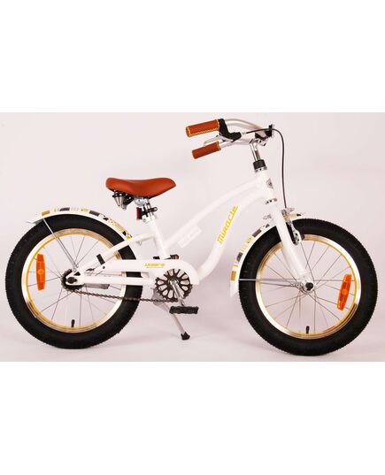 Volare Miracle Cruiser Kinderfiets - Meisjes - 16 inch - Wit - Prime Collection