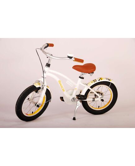 Volare Miracle Kinderfiets - Meisjes - 14 inch - Wit - Prime Collection