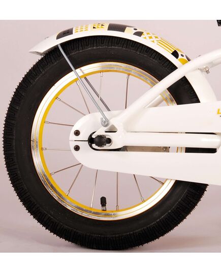 Volare Miracle Kinderfiets - Meisjes - 14 inch - Wit - Prime Collection