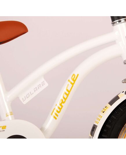 Volare Miracle Kinderfiets - Meisjes - 14 inch - Wit - Prime Collection