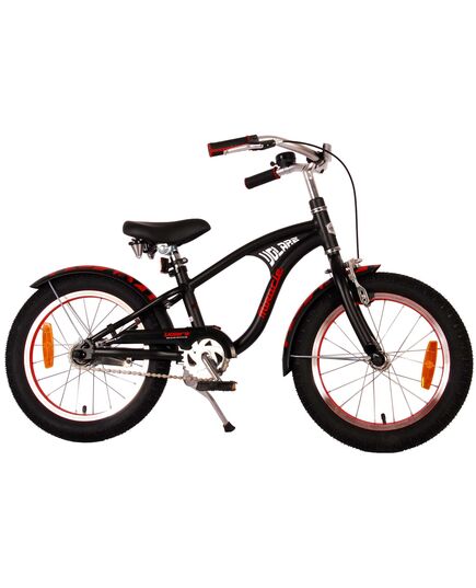 Volare Miracle Cruiser Kinderfiets - Jongens - 16 inch - Mat Zwart - Prime Collection