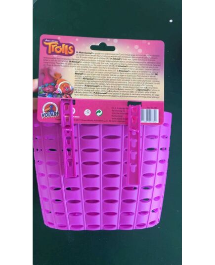 Punky Plastic Mandje - Meisjes - Roze
