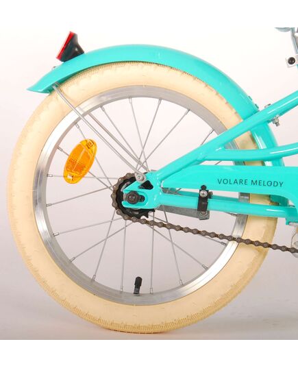 Volare Melody Kinderfiets - Meisjes - 16 inch - Turquoise - Prime Collection