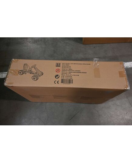 Volare Go Kart Racing Car - Jongens - Groot - Luchtbanden - Zwart
