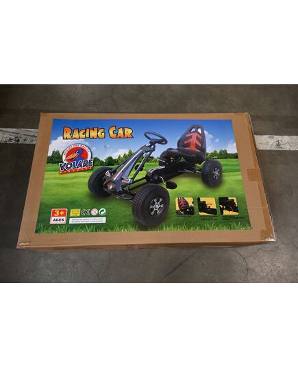 Volare Go Kart Racing Car - Jongens - Groot - Luchtbanden - Zwart